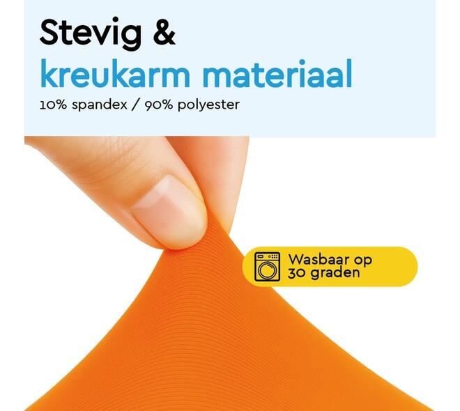 Tafelrok BRASQ voor statafel 80cm oranje
