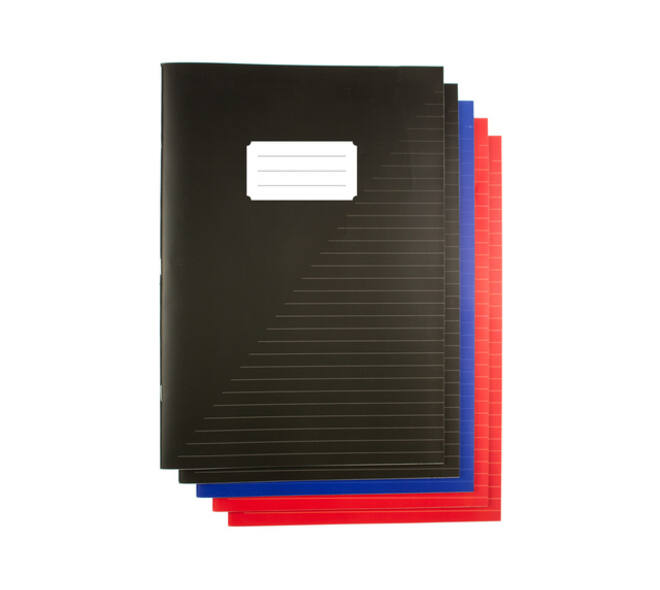 Schrift Kangaro A4 lijn 80 pagina's 60gr assorti pak à 5 stuks