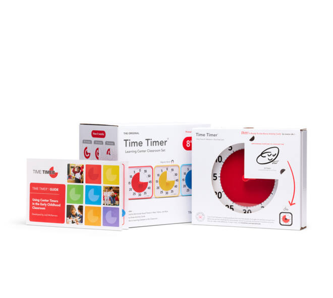 Time Timer medium classroom set secundair