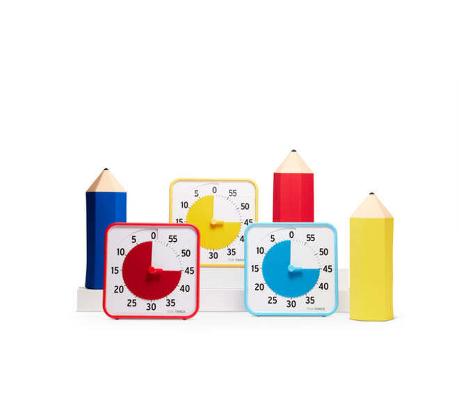Time Timer medium classroom set secundair