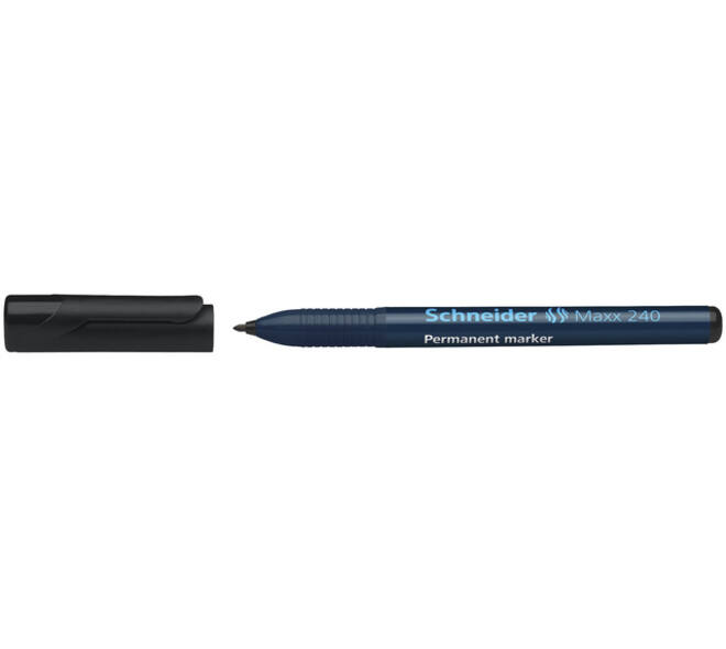 Permanent marker Schneider Maxx 240 rond 1-2mm zwart