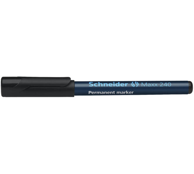 Permanent marker Schneider Maxx 240 rond 1-2mm zwart