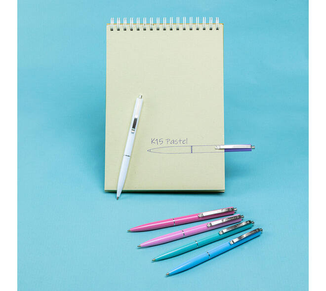 Balpen Schneider K15 medium pastel assorti