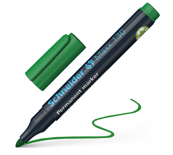 Permanent marker Schneider Maxx 130 rond 1-3mm assorti 4 stuks