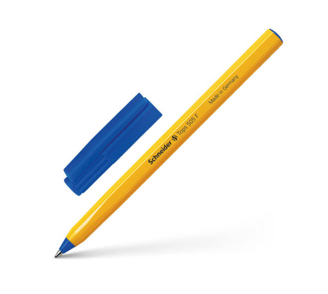 Balpen Schneider Tops 505 fijn blauw