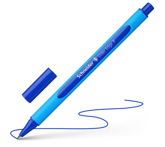 Balpen Schneider Slider Edge fijn blauw