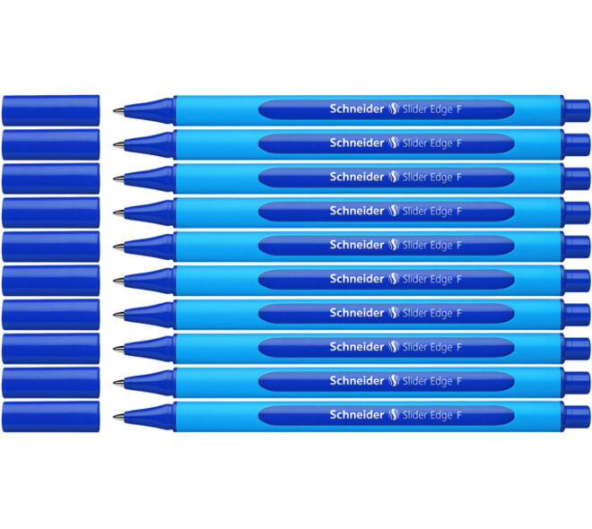 Balpen Schneider Slider Edge fijn blauw