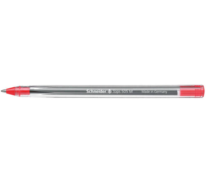 Balpen Schneider Tops 505 medium rood