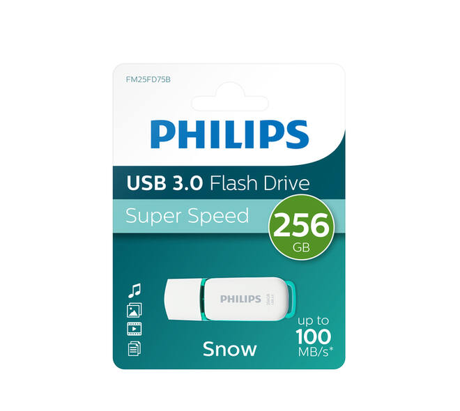 USB stick 3.0 Philips Snow USB-A 256GB groen