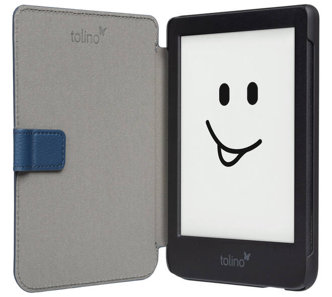 E-reader beschermhoes Tolino Shine slimfit ess. blauw