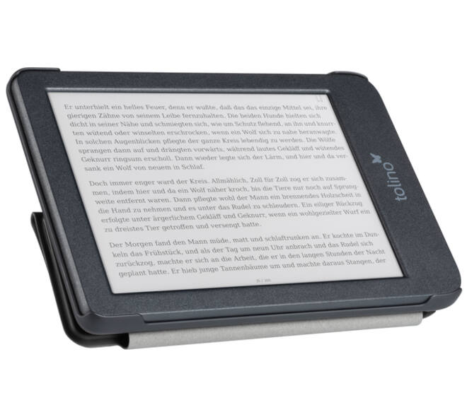 E-reader beschermhoes Tolino Shine Origami zwart