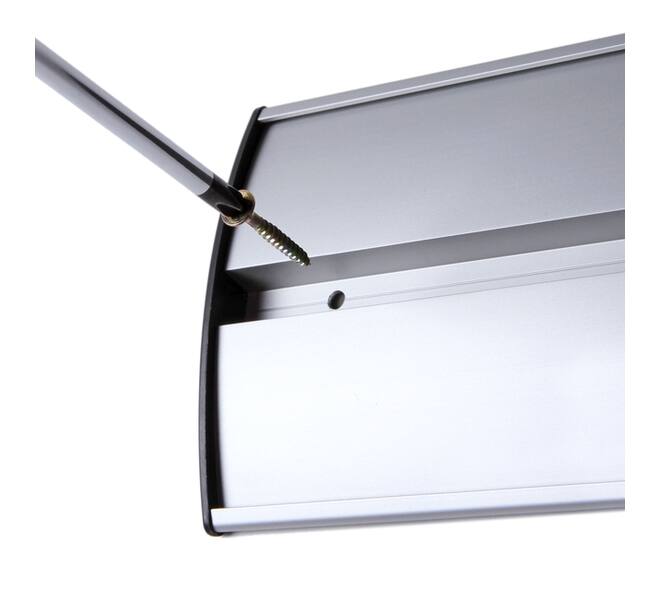 Informatiebord Office Curved A4 zilver
