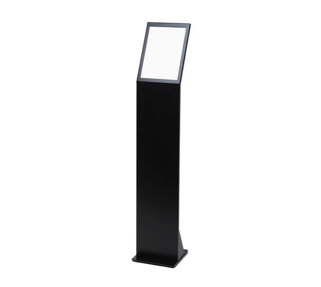 Menustandaard Office magnetisch acryl vak A4 zwart