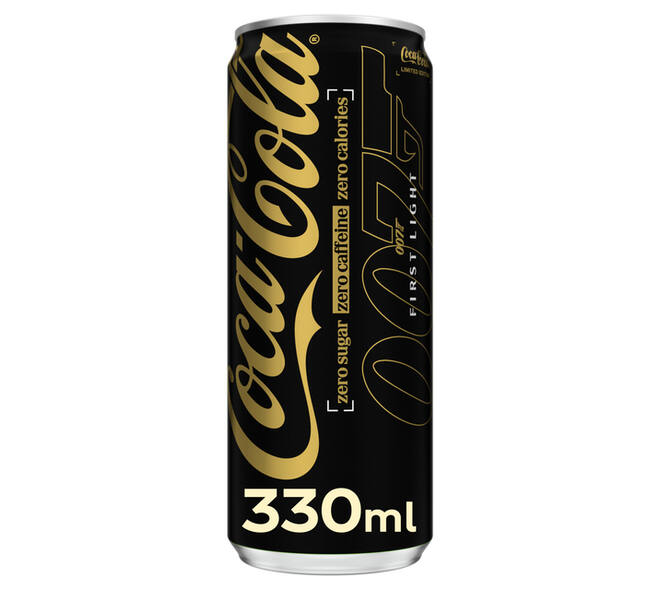 Frisdrank Coca Cola zero sugar zero caffeine blik 330 ml