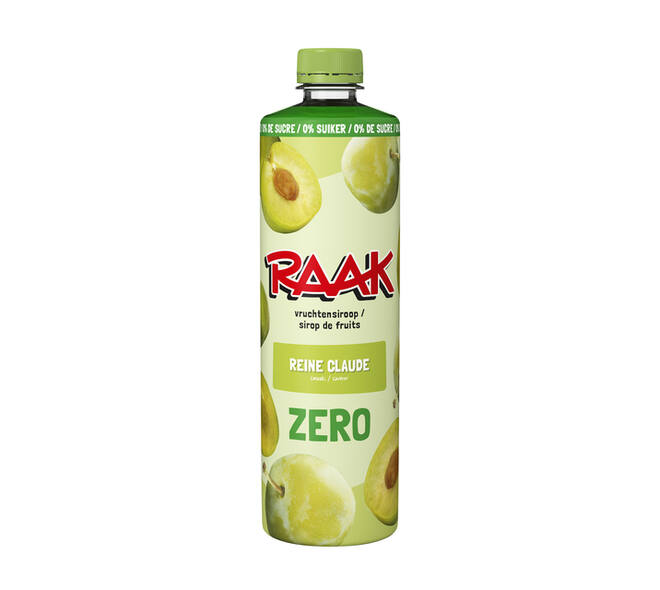 Siroop RAAK reine claude zero sugar 750ml