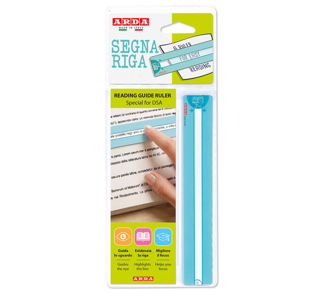 Leesliniaal Arda Easy Reading 0.7mm turquoise