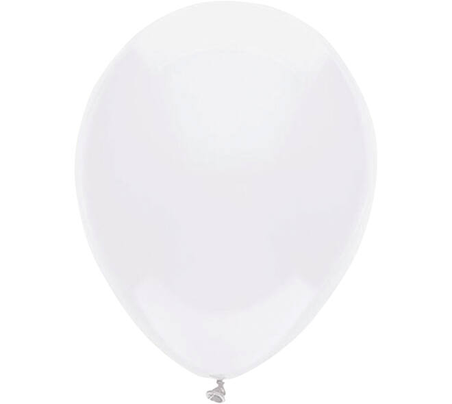 Ballonnen uni wit Ø30cm