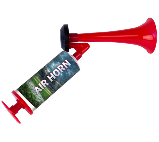 Luchttoeter met handpomp