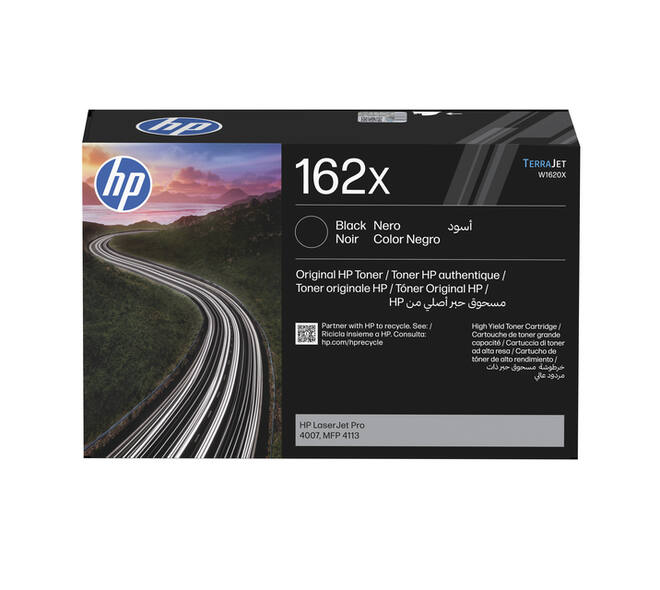 Tonercartridge HP W1620X 162X zwart