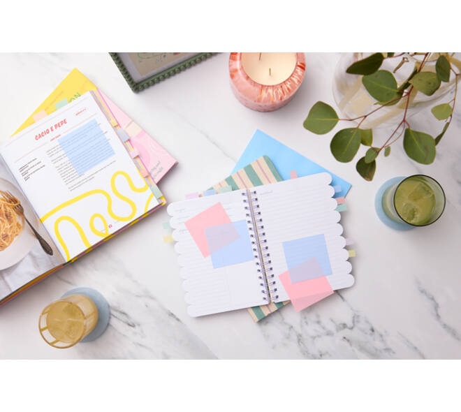 Memoblok Post-it 3M 73x73mm Transparant blauw