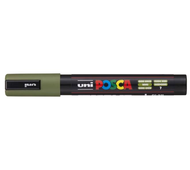 Paintmarker Uni POSCA PC5M medium kaki groen