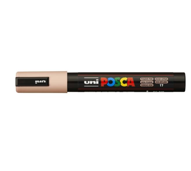 Paintmarker Uni POSCA PC5M medium poederig roze
