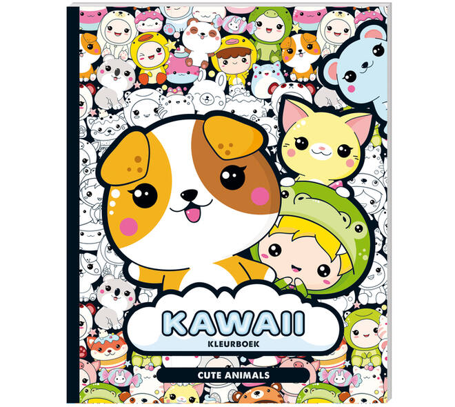 Kleurboek Kawaii Cute Animals