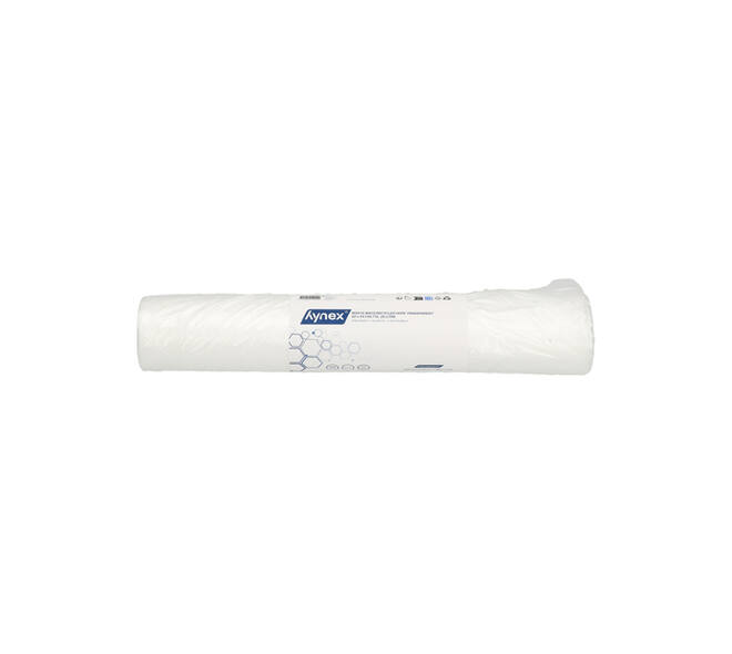 Afvalzak Hynex 50x55cm HDPE recycled T15 25L transparant rol à 50 stuks