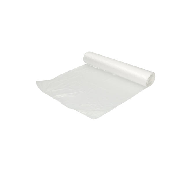 Afvalzak Hynex 50x55cm HDPE recycled T15 25L transparant rol à 50 stuks