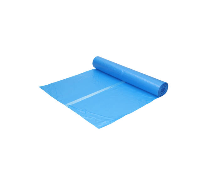 Afvalzak Hynex 70x110cm HDPE recycled T25 120L blauw rol à 25 stuks