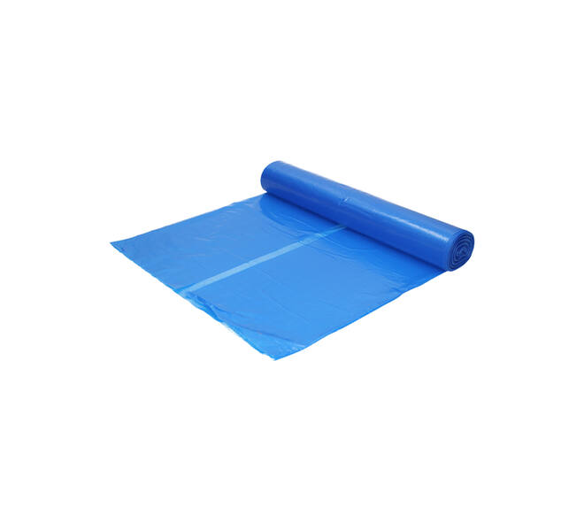Afvalzak Hynex 70x110cm LDPE recycled T40 120L blauw rol à 20 stuks
