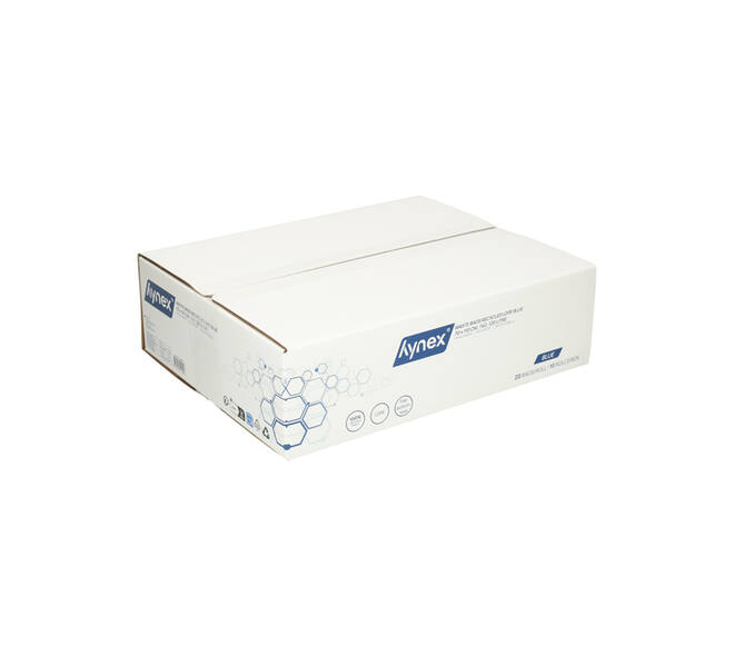 Afvalzak Hynex 70x110cm LDPE recycled T40 120L blauw rol à 20 stuks