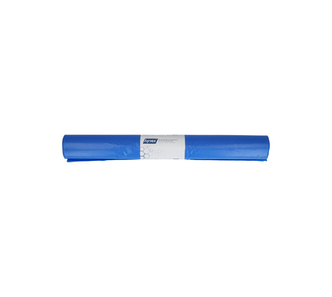 Afvalzak Hynex 90x110cm LDPE recycled T80 140L blauw rol à 10 stuks