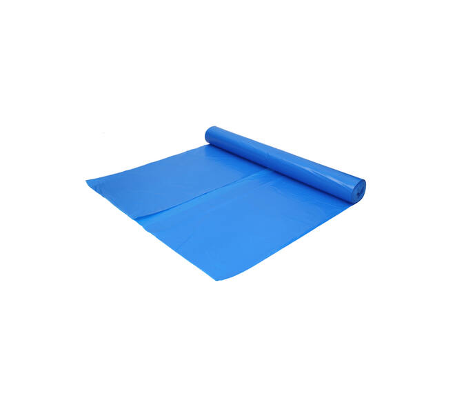 Afvalzak Hynex 90x110cm LDPE recycled T80 140L blauw rol à 10 stuks