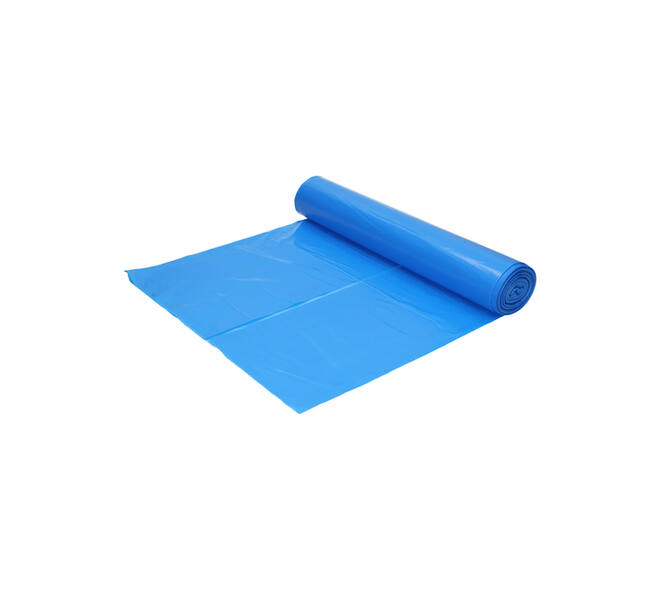Afvalzak Hynex 70x110cm LDPE recycled T60 120L blauw rol à 20 stuks