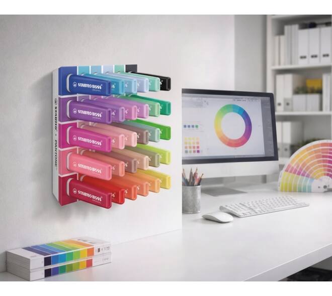 Markeerstift STABILO BOSS  -  Pantone assorti 30 stuks