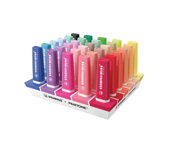 Markeerstift STABILO BOSS  -  Pantone assorti 30 stuks