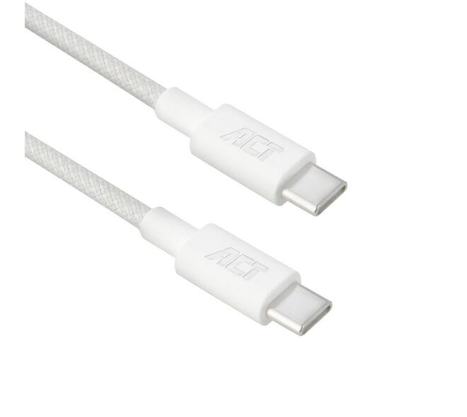 Kabel ACT 2.0 USB-C 60W 1 meter wit