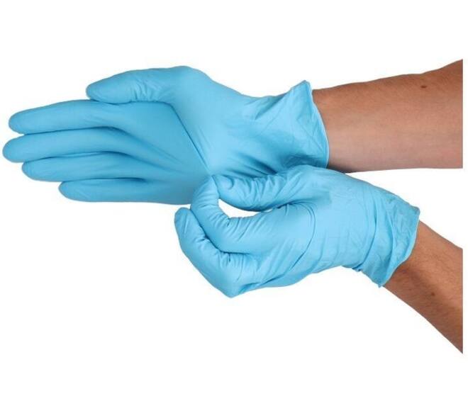 Handschoen CMT S soft nitril blauw 100 stuks