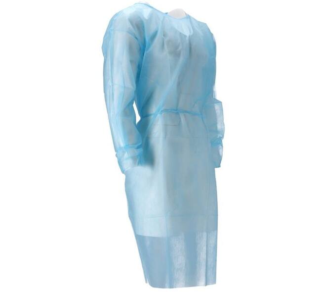 Isolatieschort CMT PP non woven 120x140cm blauw