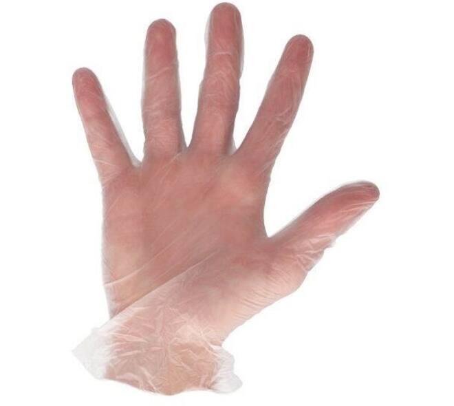 Handschoen CMT S vinyl poedervrij wit 100 stuks