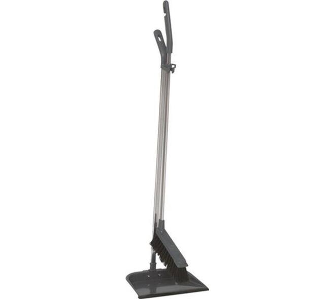 Stofblikset Vikan ErgoClean met veger  900mm grijs