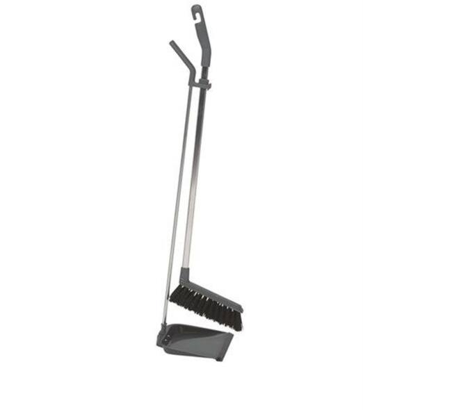 Stofblikset Vikan ErgoClean met veger  900mm grijs