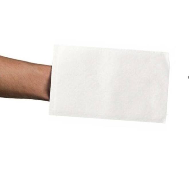 Washand CMT Molton Non woven droog wit