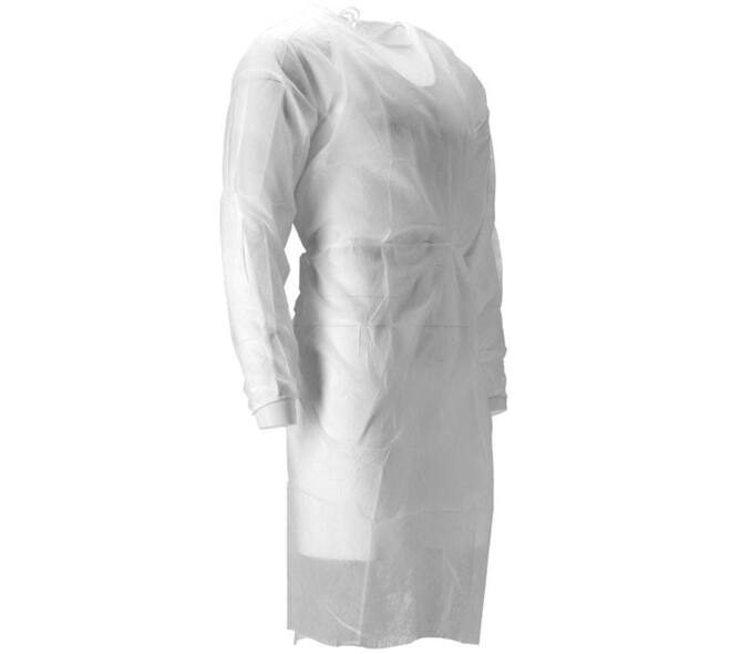Isolatieschort CMT PP non woven 120x140cm wit