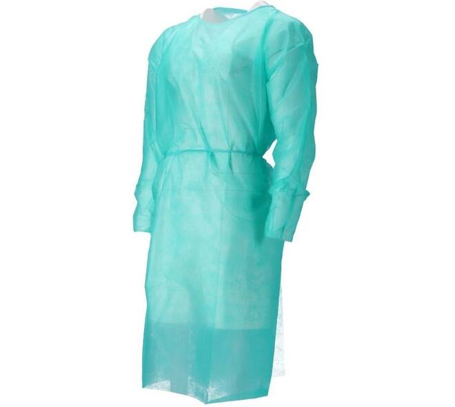 Isolatieschort CMT PP non woven 120x140cm groen