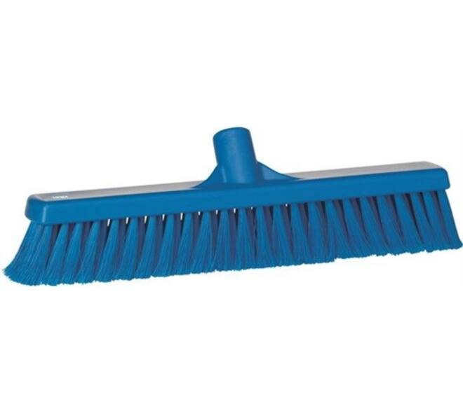 Veger Vikan Hygiene zachte gespleten vezel 410mm blauw