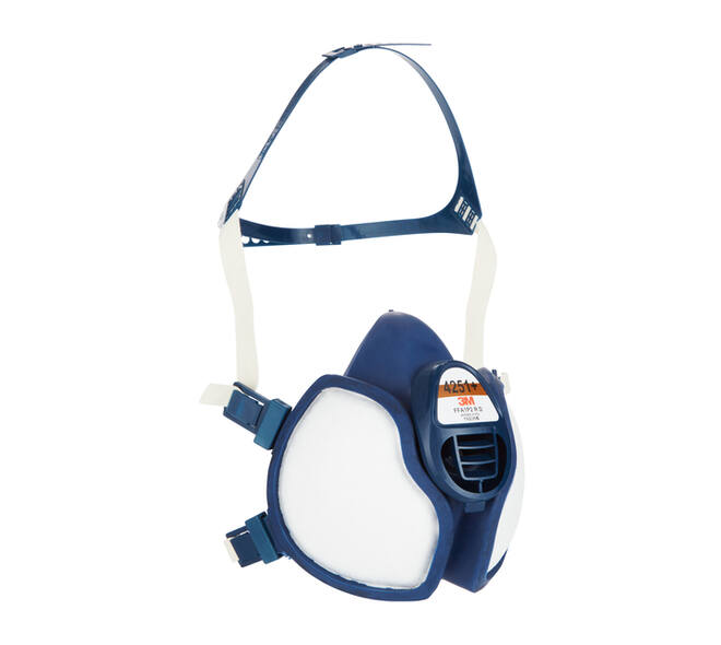 Mondmasker 3M met geïntegreerde filters 4251+, A1P2 organische dampen