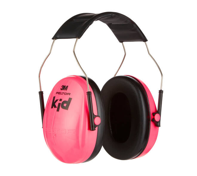 Oorkap 3M Peltor voor kinderen  H510AK 87-98 dB roze