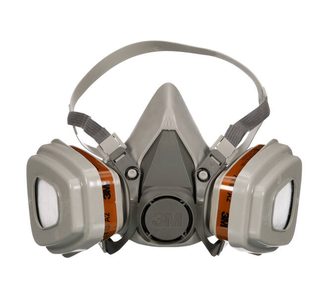 Mondmasker 3M met vervangbare filters 6002KIT-1, A2P2 organische dampen